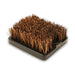 Straight brown bristles in square form