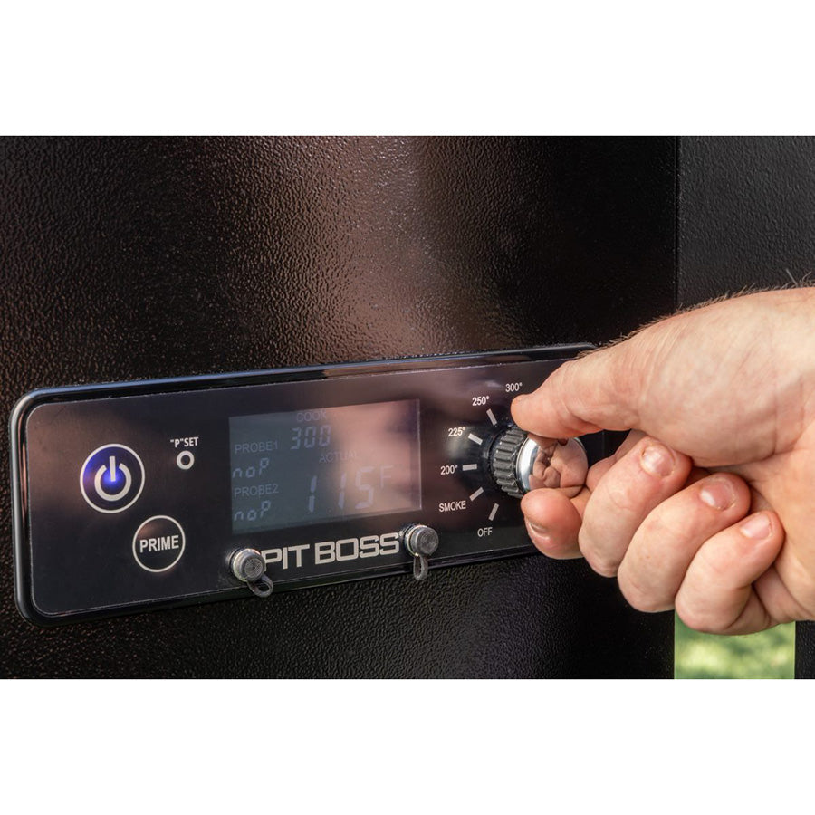 up close of digital control board