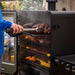 Pit Boss Navigator 6-Series Vertical Smoker, smoking meats and veggies on smoker