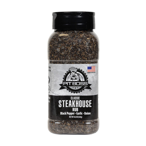 Pit Boss Classic Steakhouse Rub on white background