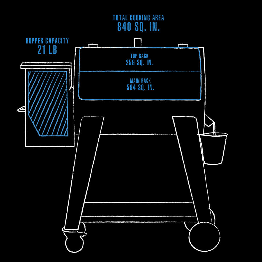 FB2 Series 850 Wood Pellet Grill - PB850FB2