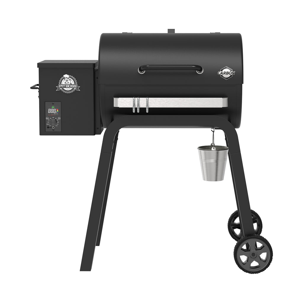 Pit Boss Carbon Series 700 wood pellet grill on a white background