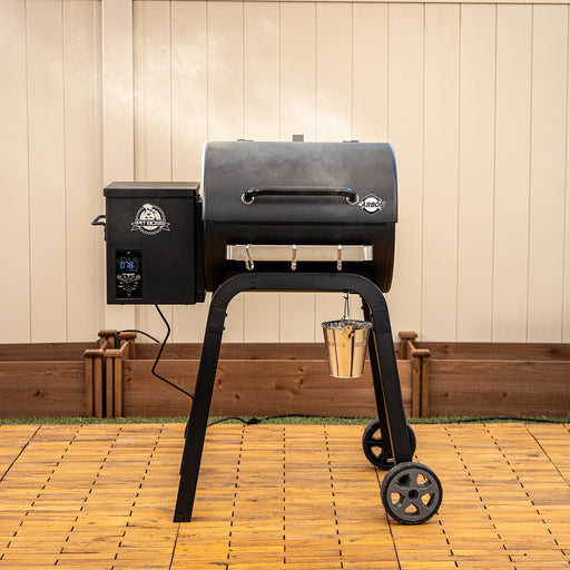 Pit Boss Carbon Series 500 wood pellet grill shown from front angle