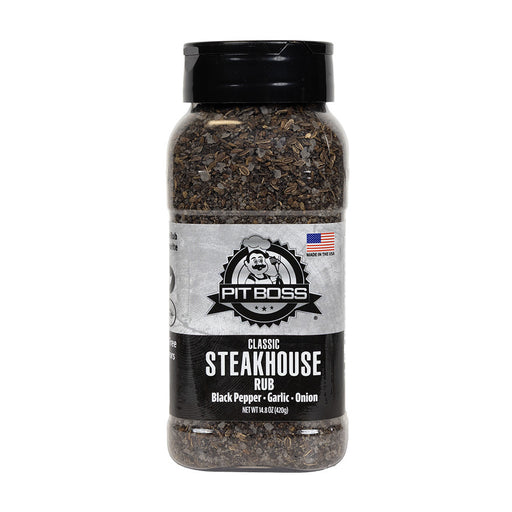 Pit Boss Classic Steakhouse Rub on white background