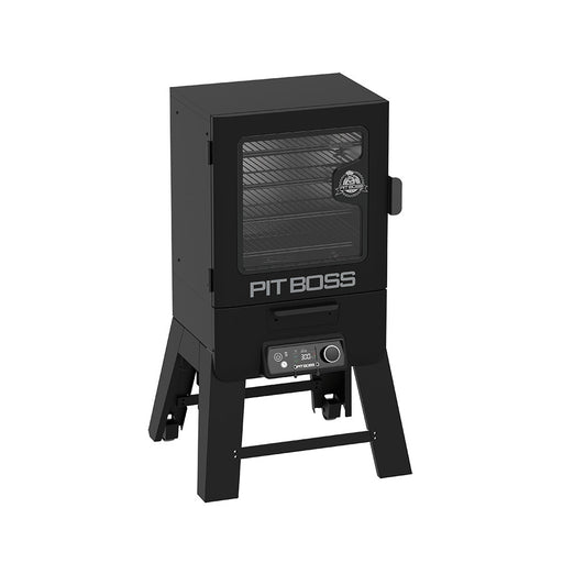 Pit Boss 30" Digital Vertical Smoker with Wi-Fi, left-side view on a white background