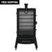 Pit Boss Sportsman 7-Series Vertical Wood Pellet Smoker, grey and black with Wi-Fi and Bluetooth Connectivity