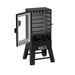 Pit Boss 42" Digital Vertical Smoker right side view with the door open on a white background