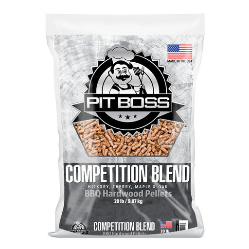 Front of bag. Black and brown background with white and grey lettering and design