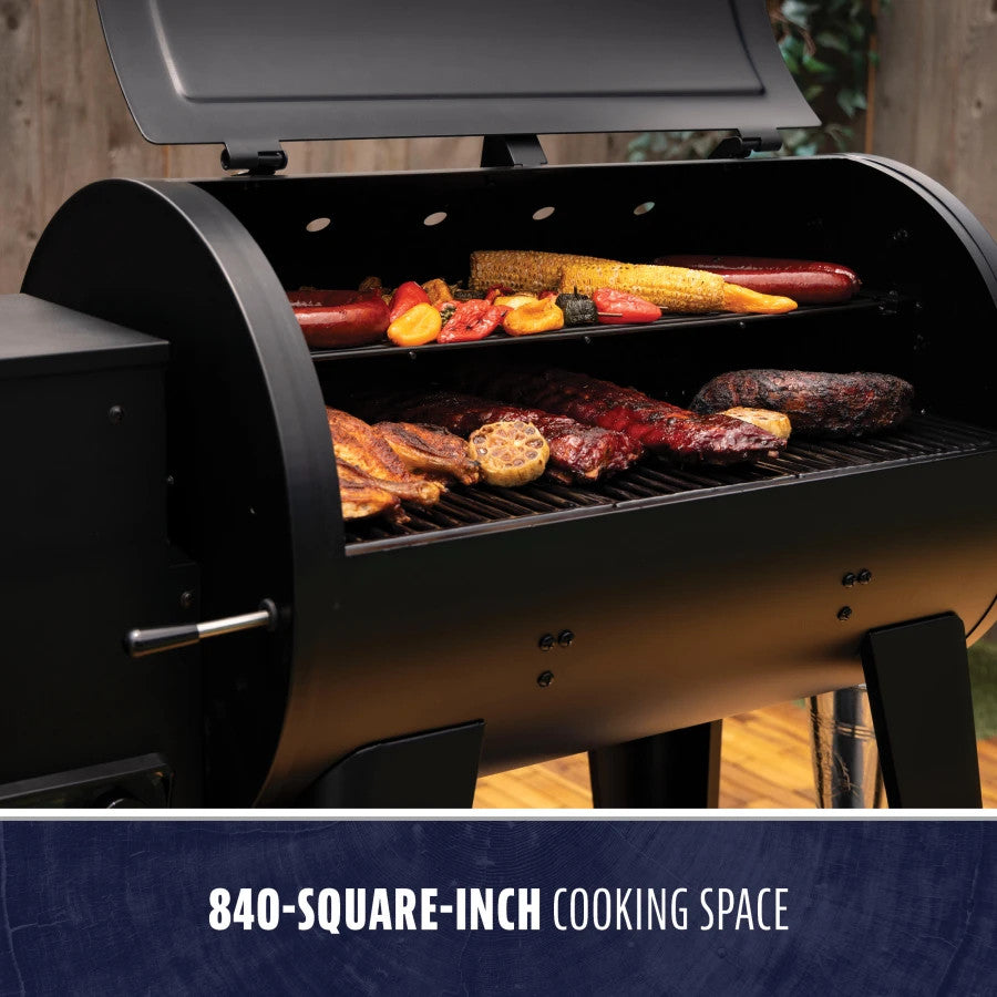 Pit Boss Grills FB2 Series 850 Wood Pellet Grill (PB850FB2) with 840-square-inch cooking space.