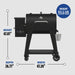 Black Pit Boss Grills FB2 Series 850 Wood Pellet Grill (PB850FB2) with dimensions: 47.01" height, 47.20" width.