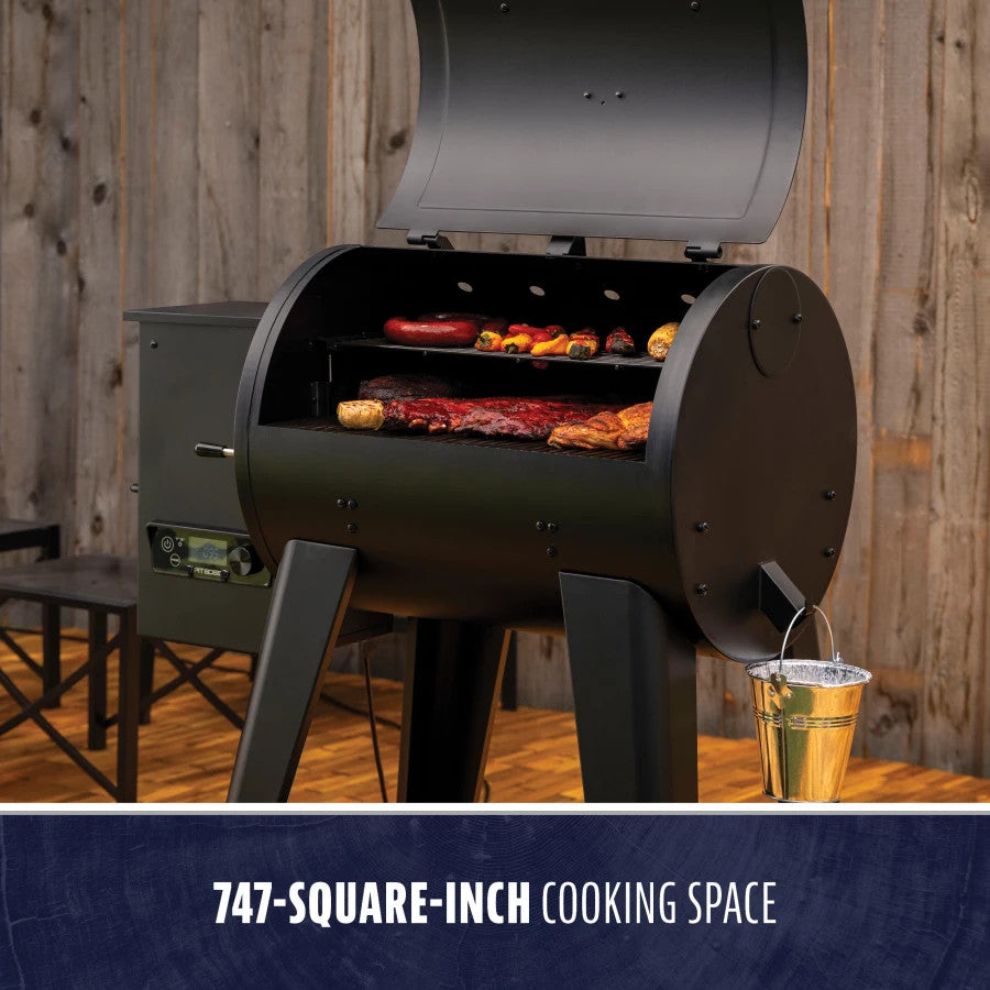 Pit Boss Grills FB2 700 Wood Pellet Grill with 747-square-inch cooking space.