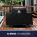 Black Pit Boss Grills all-weather fitted griddle cover for the 3-Burner Ultimate Lift-Off Griddle.