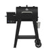 Black Pit Boss Grills FB2 Series Wood Pellet Grill - PB500FB2 with digital control panel and wheels.