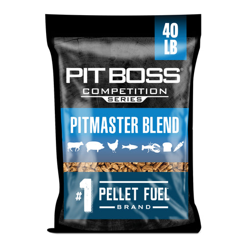 Pit Boss Competition Series PitMaster Blend Pellets, front view on a white background