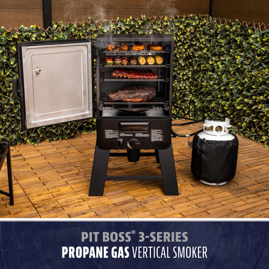 30" Gas Vertical Smoker with Built-In Thermometer