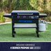 4-Burner Deluxe Griddle With Side Shelves + Lid - PB4BGD1