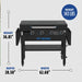 4-Burner Deluxe Griddle With Side Shelves + Lid - PB4BGD1