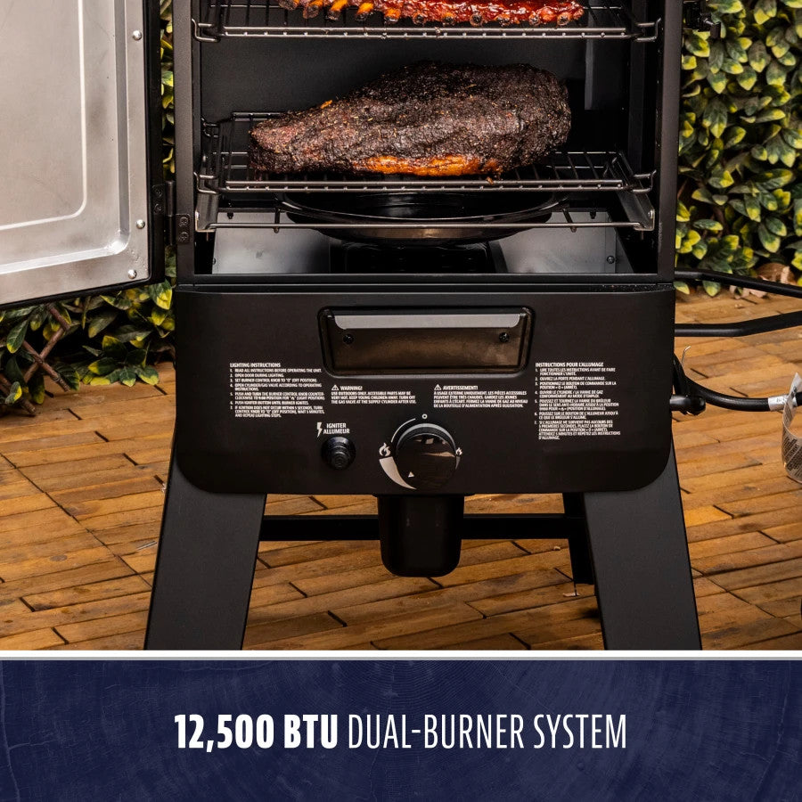 30" Gas Vertical Smoker with Built-In Thermometer