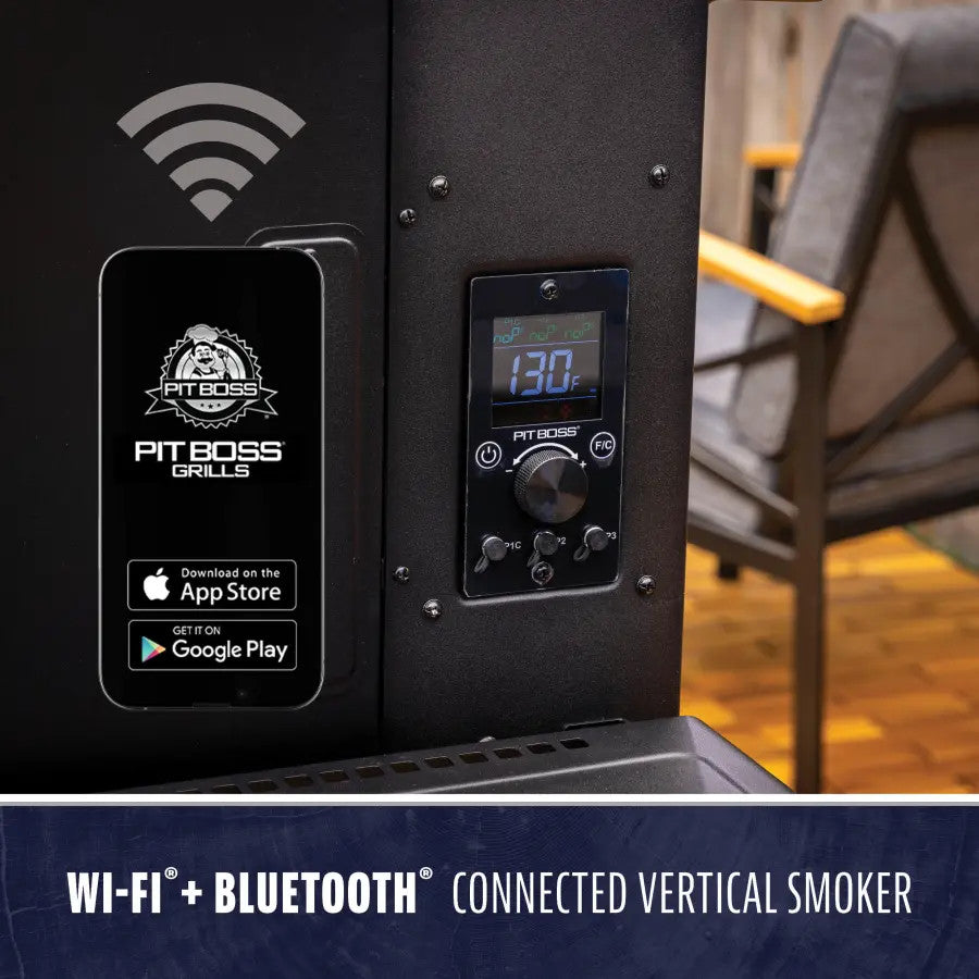 Pit Boss Navigator 6-Series Wood Pellet Vertical Smoker, Pellet