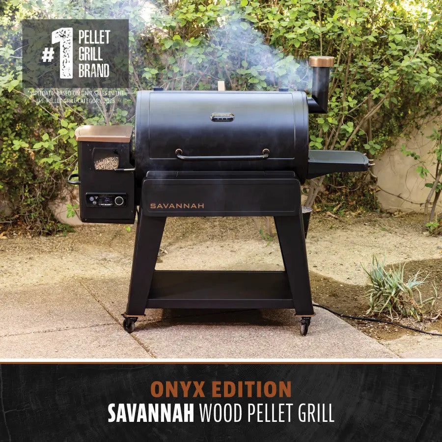 Savannah Wood Pellet Grill - Onyx Edition