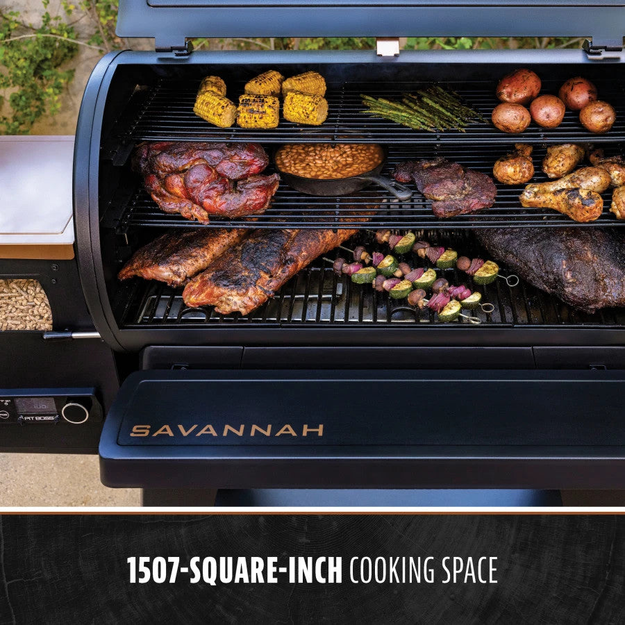 Savannah Wood Pellet Grill - Onyx Edition