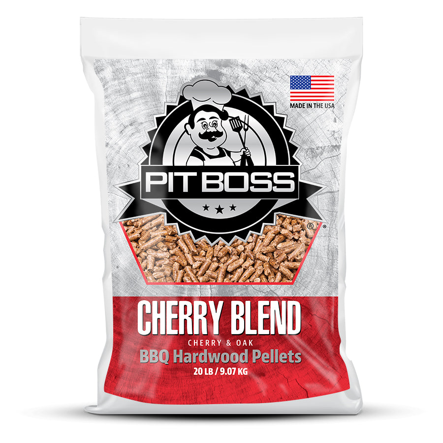 Front of bag. Black and Brown background with red and white lettering and design