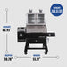 Lockhart Platinum Pellet/Smoker Combo Grill