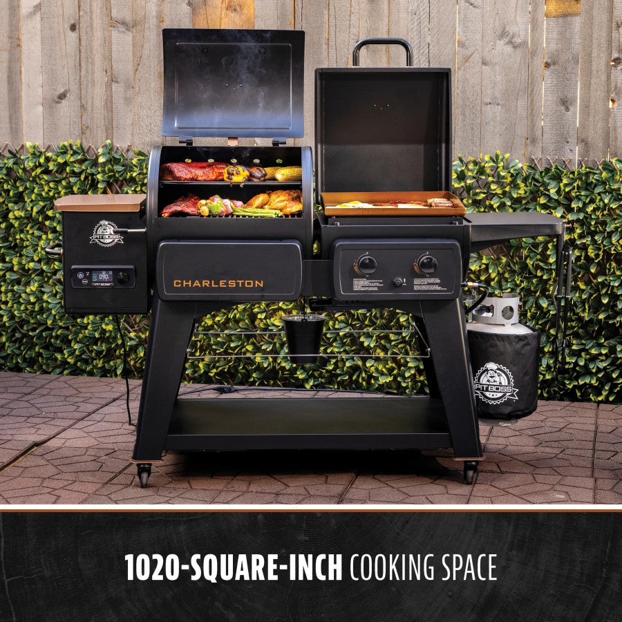 Charleston 1020 Combo Grill - Onyx Edition