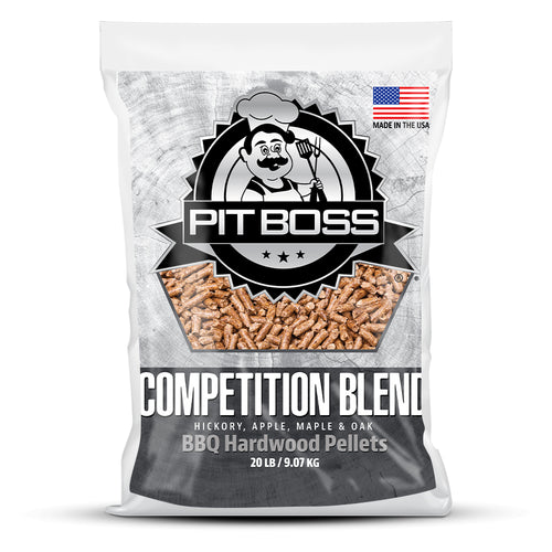 Front of bag. Black and brown background with white and grey lettering and design