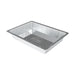 Silver rectangular aluminum foil pan with "Presto" branding.