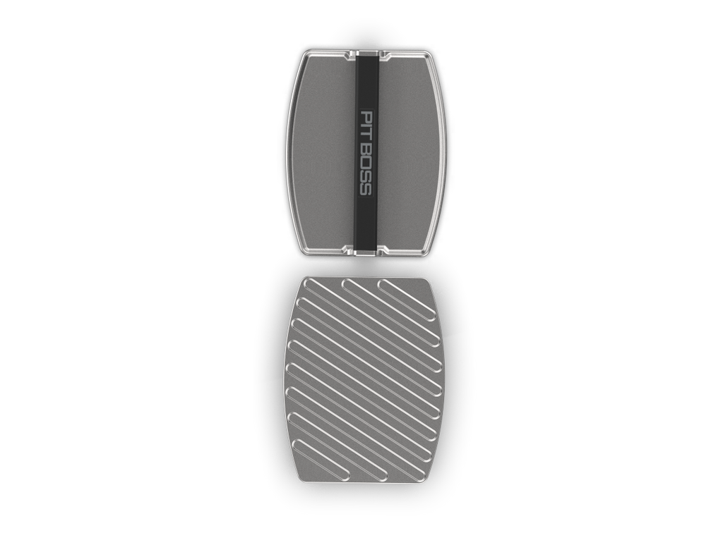 Gray Pit Boss vehicle floor mats with textured design.