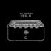 Rectangular tabletop grill with 170 sq. in. cooking area, vent slots, and front logo. Black background, white outline.