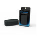 Ultimate Brush Replacement Pads. Pad packaging in box on right. Black box with white and blue accents.