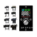 Black Pit Boss pellet grill with digital control panel displaying temperature and settings.
