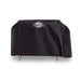 Black Pit Boss grill cover with wheels.
