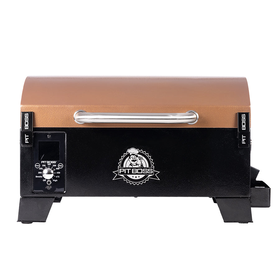 Pit Boss® PPG - Battery-powered micro pellet grill/smoker. Flame-safe, stadium-friendly, and delivers genuine hardwood flavor in a grab-and-go size.