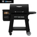 Black Pit Boss Competition Series smart grill with Bluetooth connectivity.