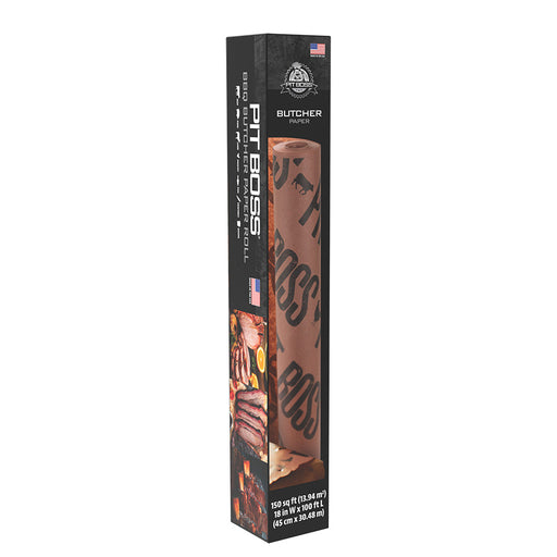 Black Pit Boss Butcher Paper Roll, 150 sq ft (13.94 m²), 18 in W x 100 ft L.
