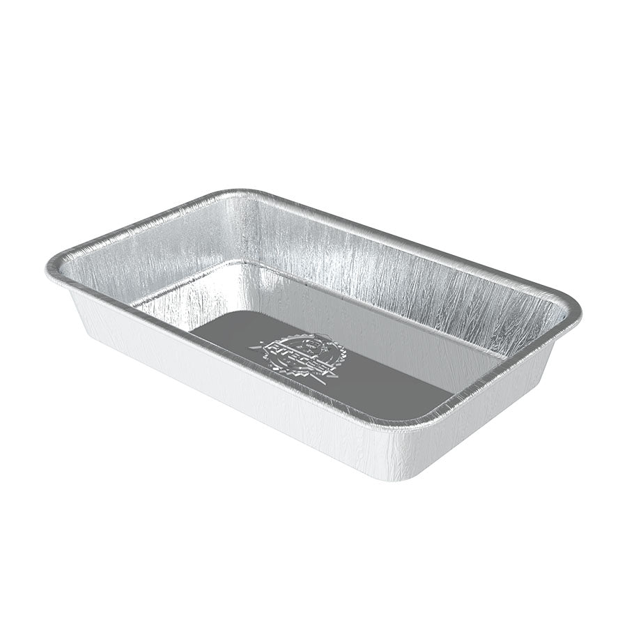 Silver aluminum baking pan with "RITZ CLUB" logo.