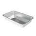 Silver aluminum baking pan with "RITZ CLUB" logo.