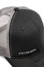 Black and gray mesh-back trucker hat with "Pit Boss" logo.