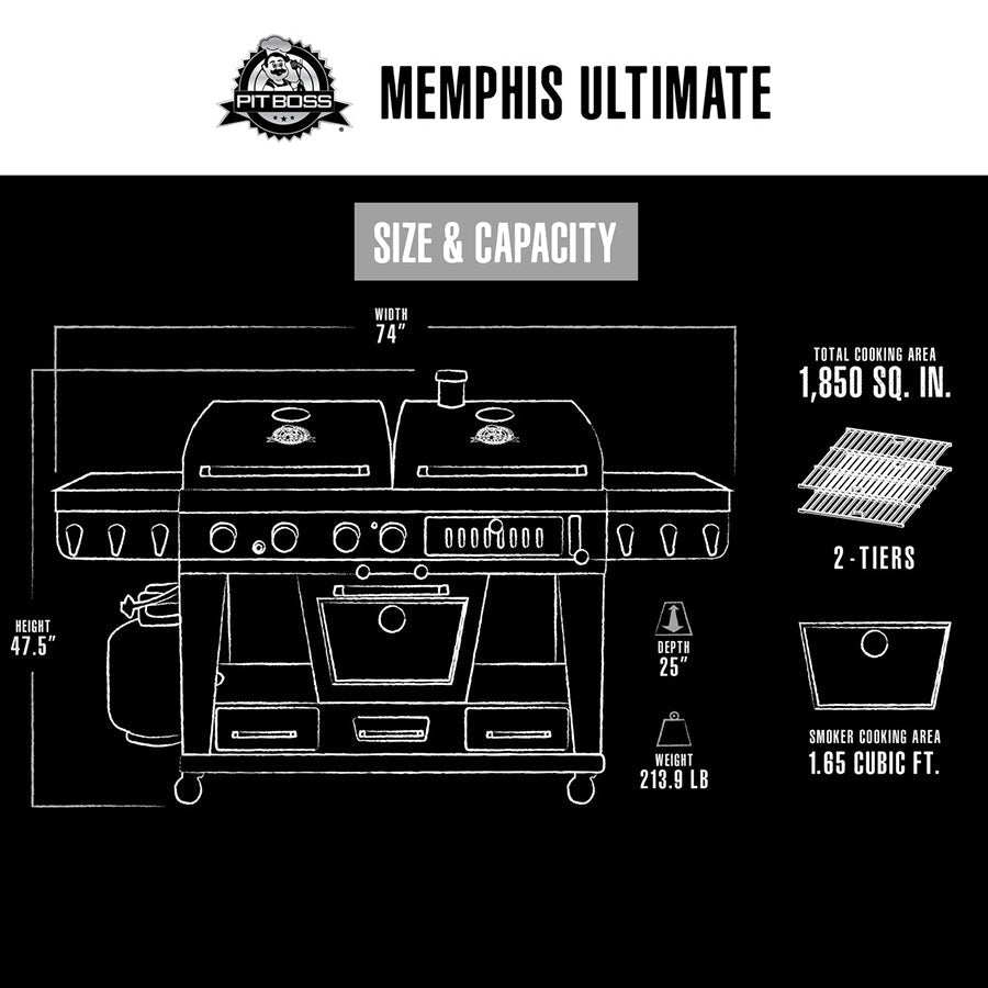 Memphis Ultimate Combo Grill Pit Boss Grills - Main Image