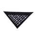 Black triangular bandana with repeated "PIT BOSS" logo and text in white.