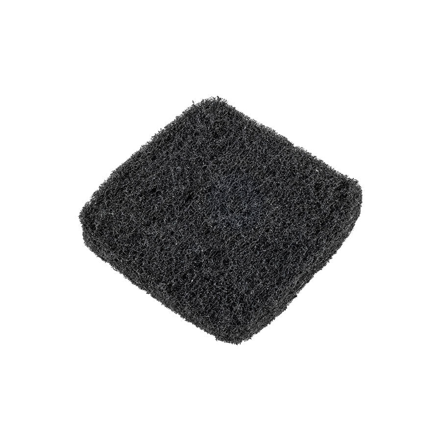 Black sponge filter for aquarium or water filtration.