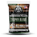 White bag of Pit Boss Trophy Blend all-natural hardwood pellets, 20 lbs.