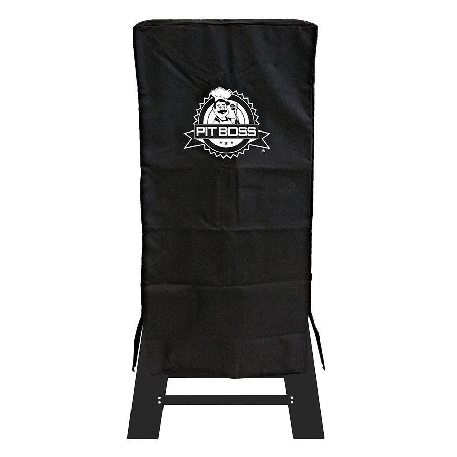 Pit Boss Cover designer for 42" Vertical Smokers, front view on a white background