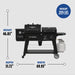 Black Pit Boss Competition Series grill with dimensions: 46.83" height, 69.93" width, 31.72" depth, 209 lbs weight.