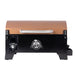 Brown and black Pit Boss electric grill with digital control panel.