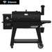 Black Pit Boss smart pellet grill with Bluetooth connectivity and digital display.