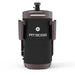 Black Pit Boss portable charcoal grill with folding side tables.